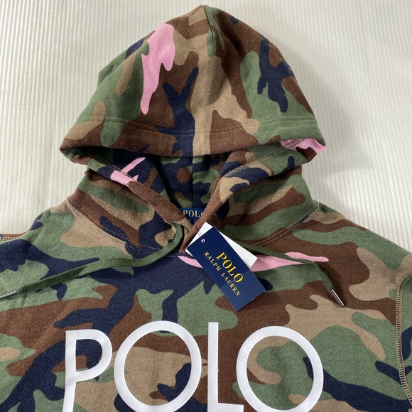 Polo Ralph Lauren 1992 Camouflage Hoodie Sweater - Picture 4 of 16